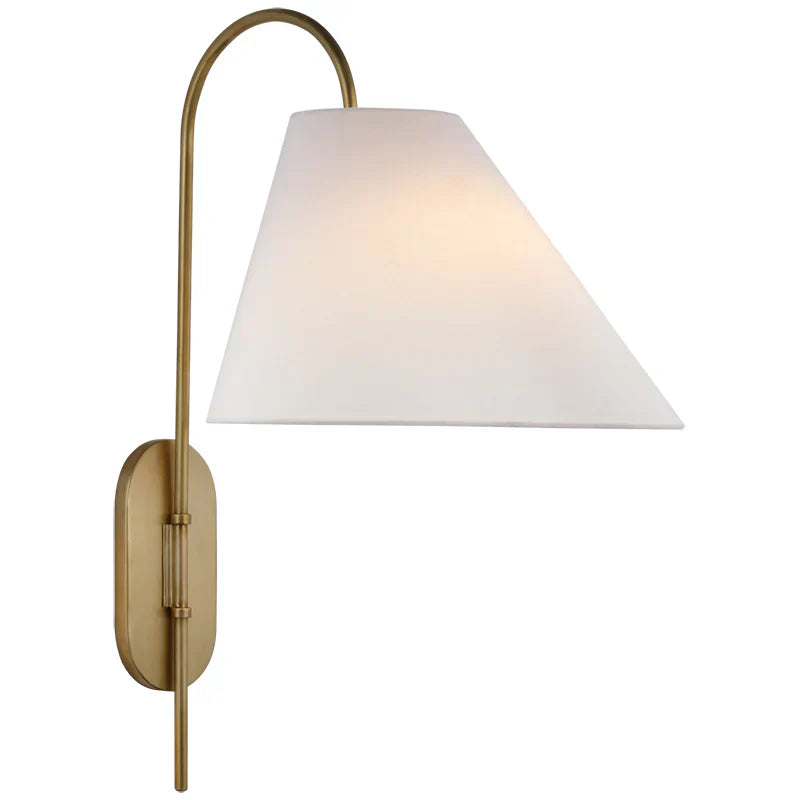 Carins Vintage Klassiek Metaal Stof Wandlamp Slaapkamer Eetkamer