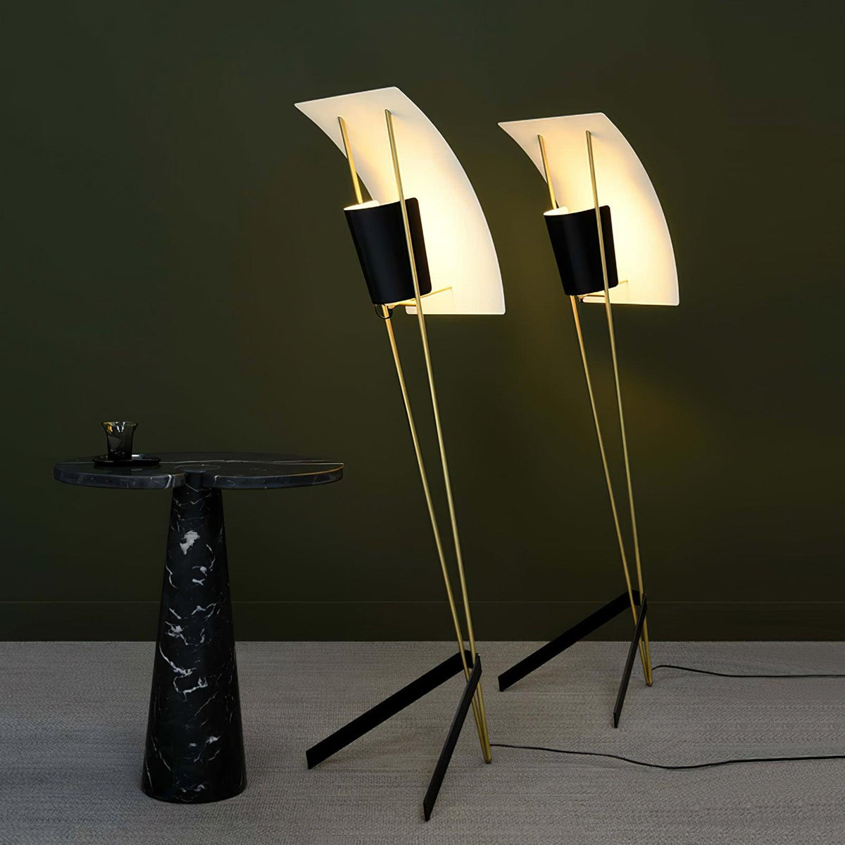 Ulvynil vloerlamp minimalistisch