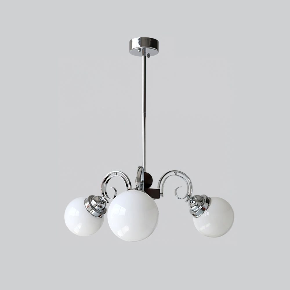 Valentina Vintage Crème Kroonluchter Glas Woonkamer Slaapkamer