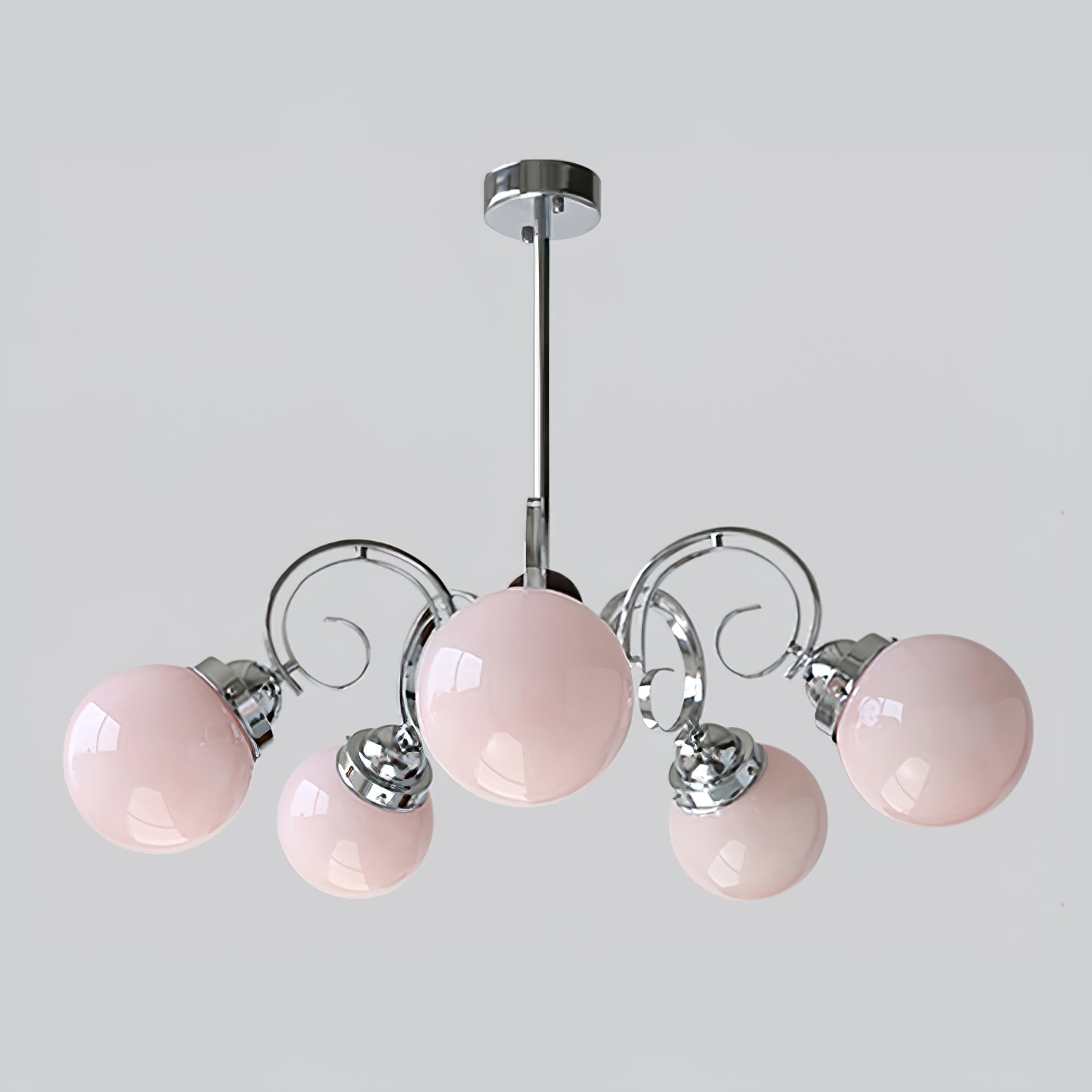 Valentina Vintage Crème Kroonluchter Glas Woonkamer Slaapkamer