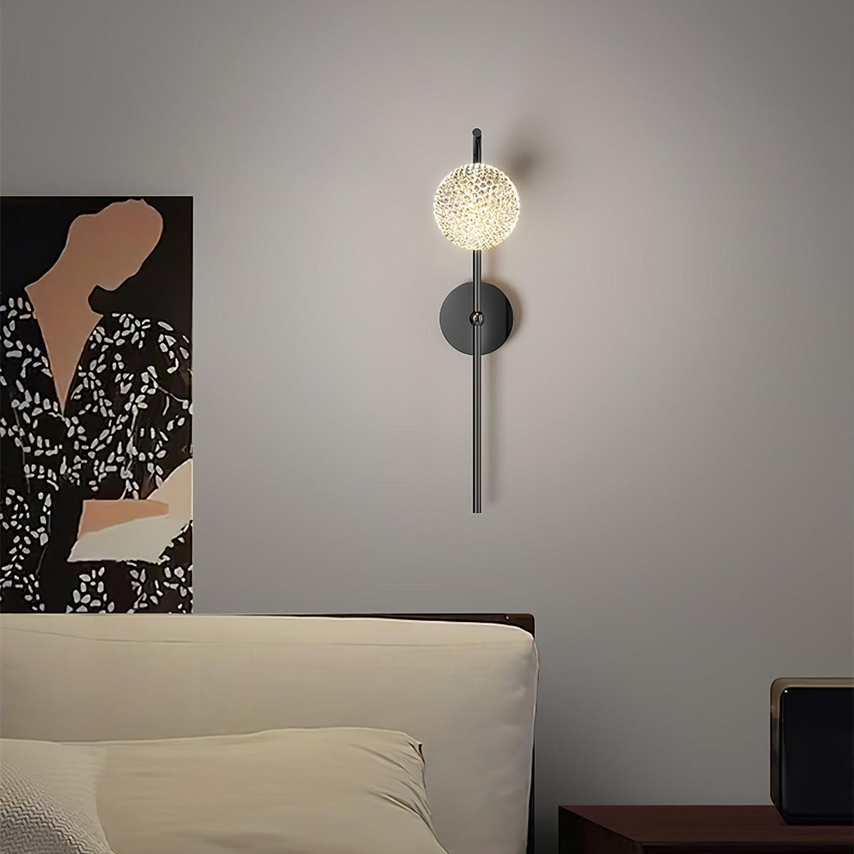 Urineth Premium Noordse kunst kristallen wandlamp