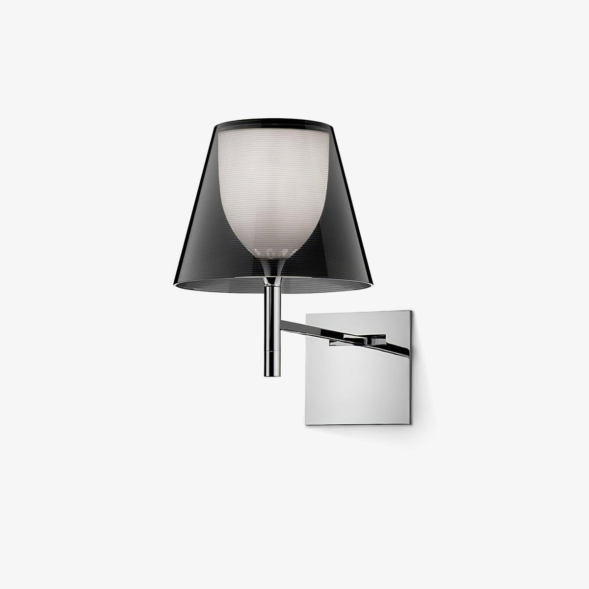Orsore Chroom Prism wandlamp Katoen