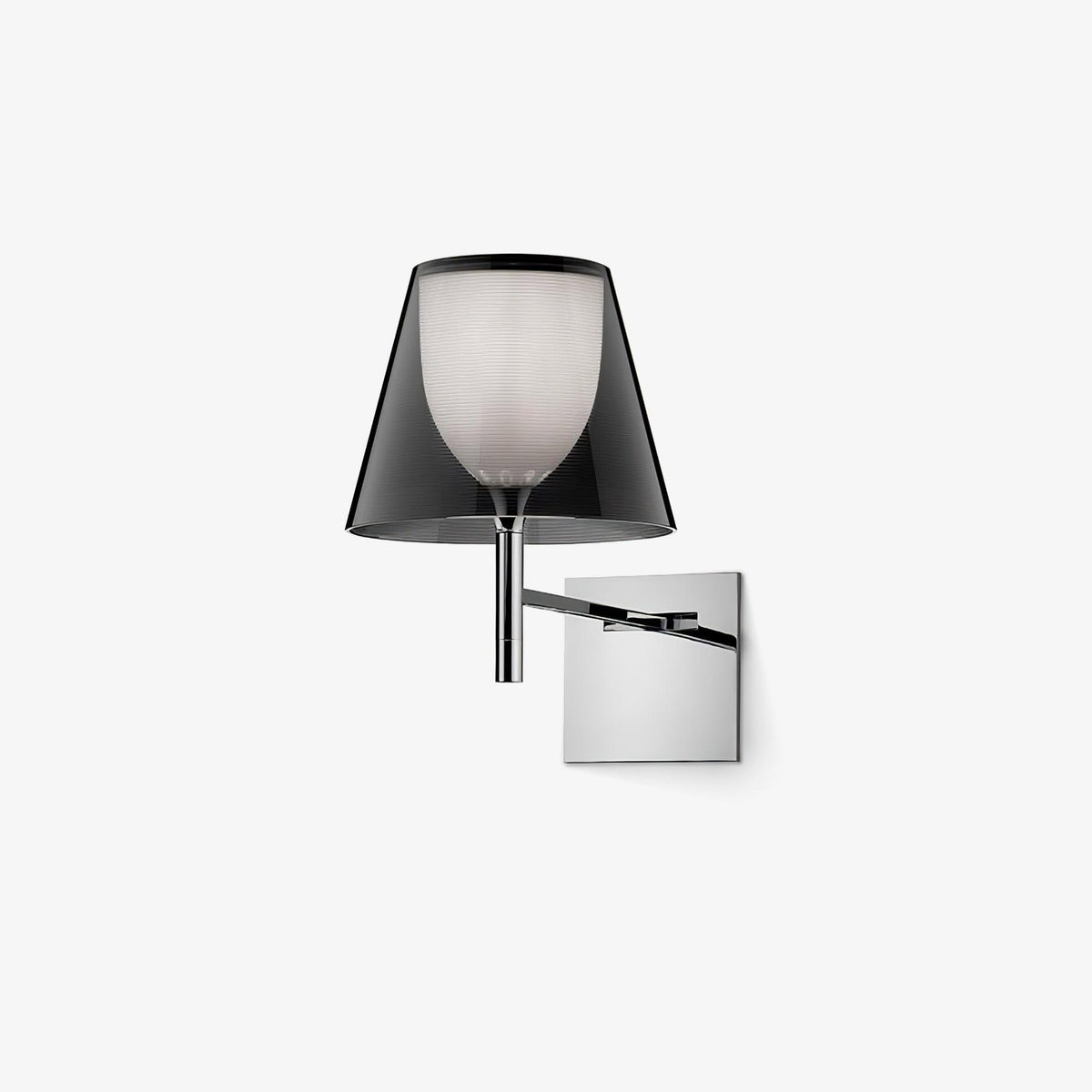 Orsore Chroom Prism wandlamp Katoen