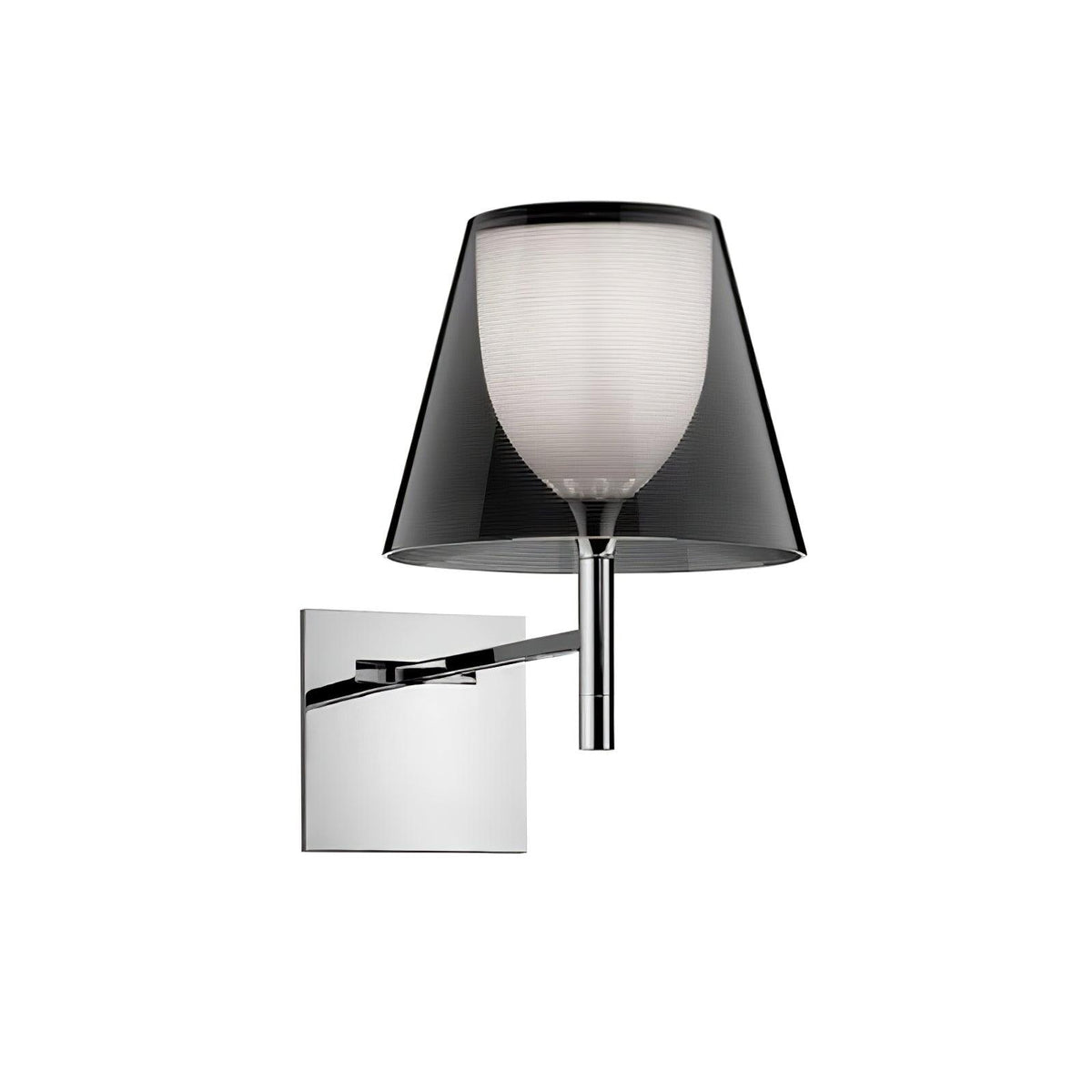 Orsore Chroom Prism wandlamp Katoen