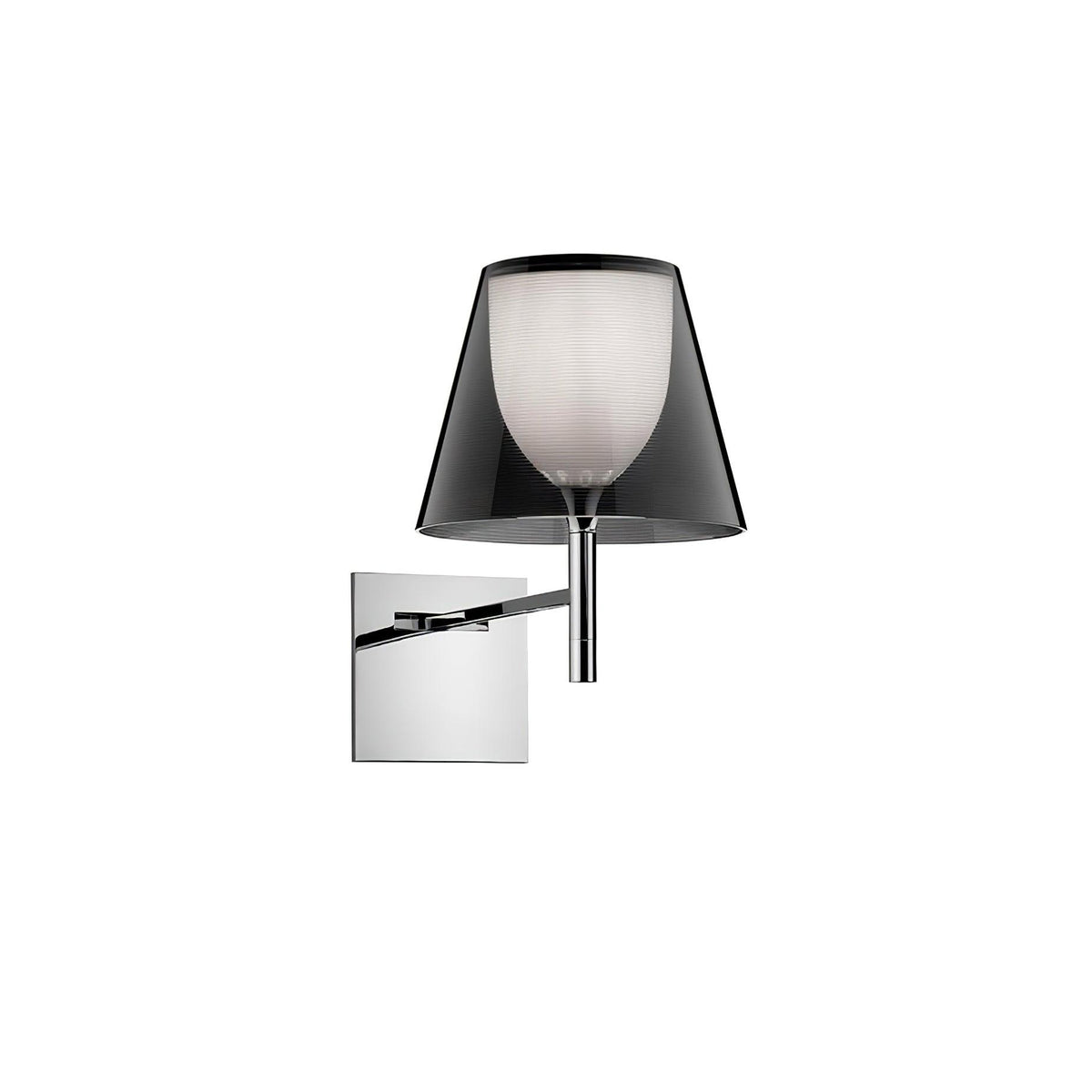 Orsore Chroom Prism wandlamp Katoen