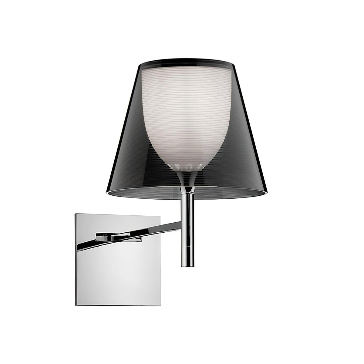 Orsore Chroom Prism wandlamp Katoen