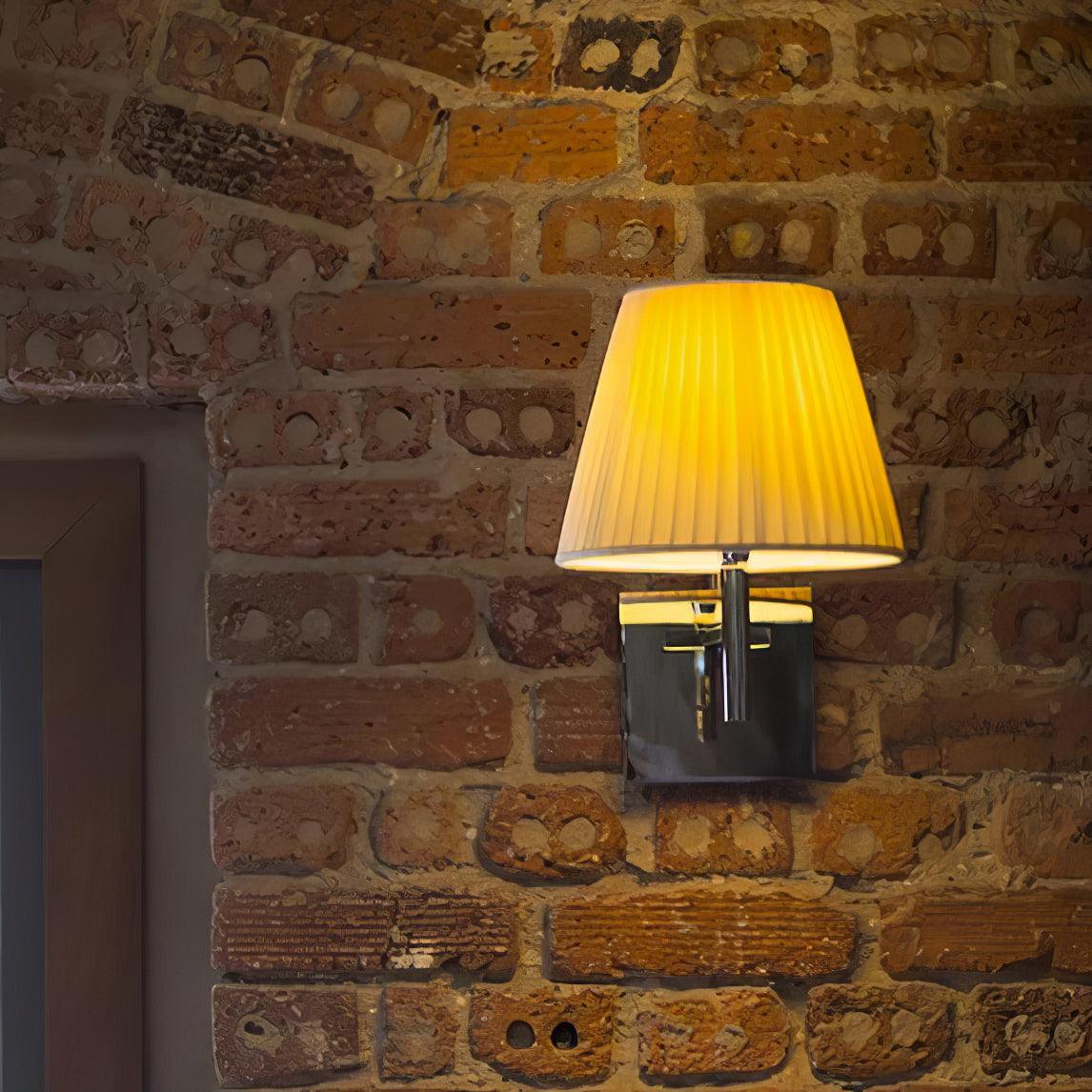 Orsore Chroom Prism wandlamp Katoen