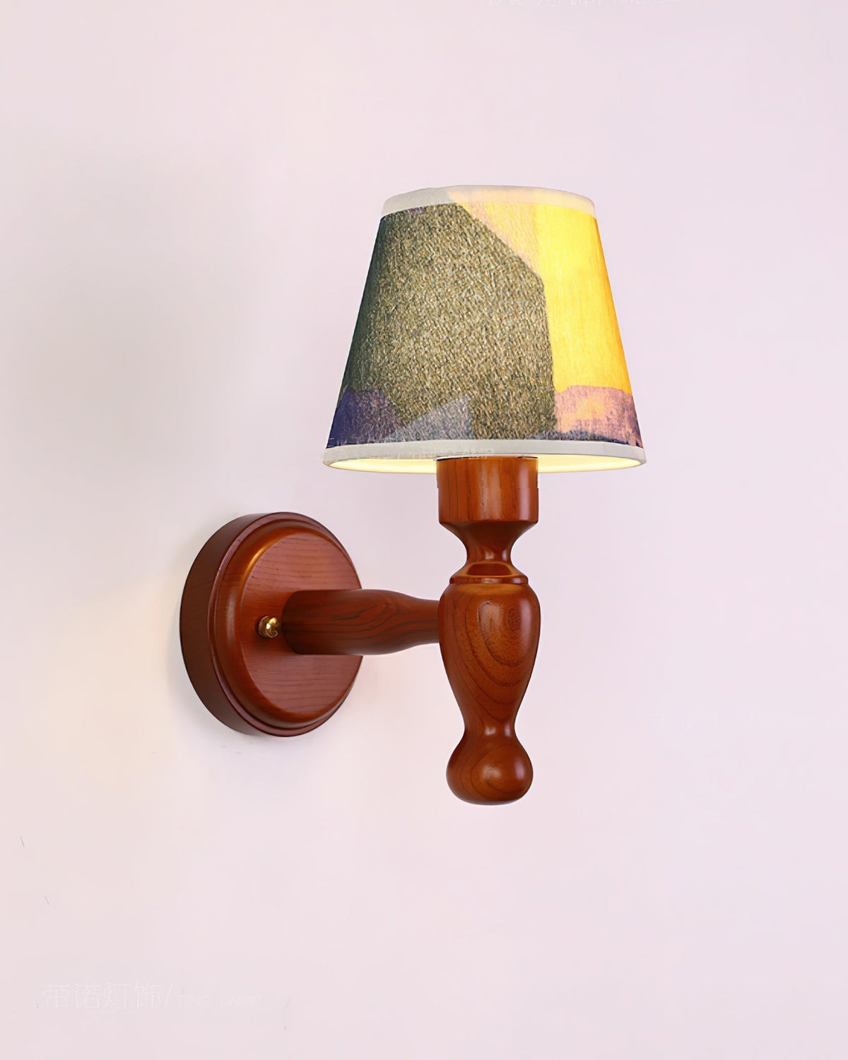Orbel Mapleleaf wandlamp met houten element