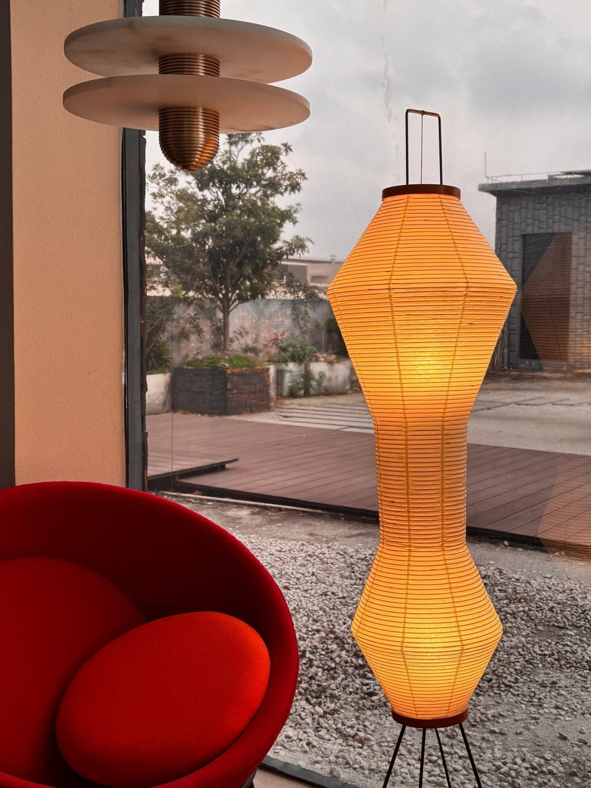Hourglass vloerlamp