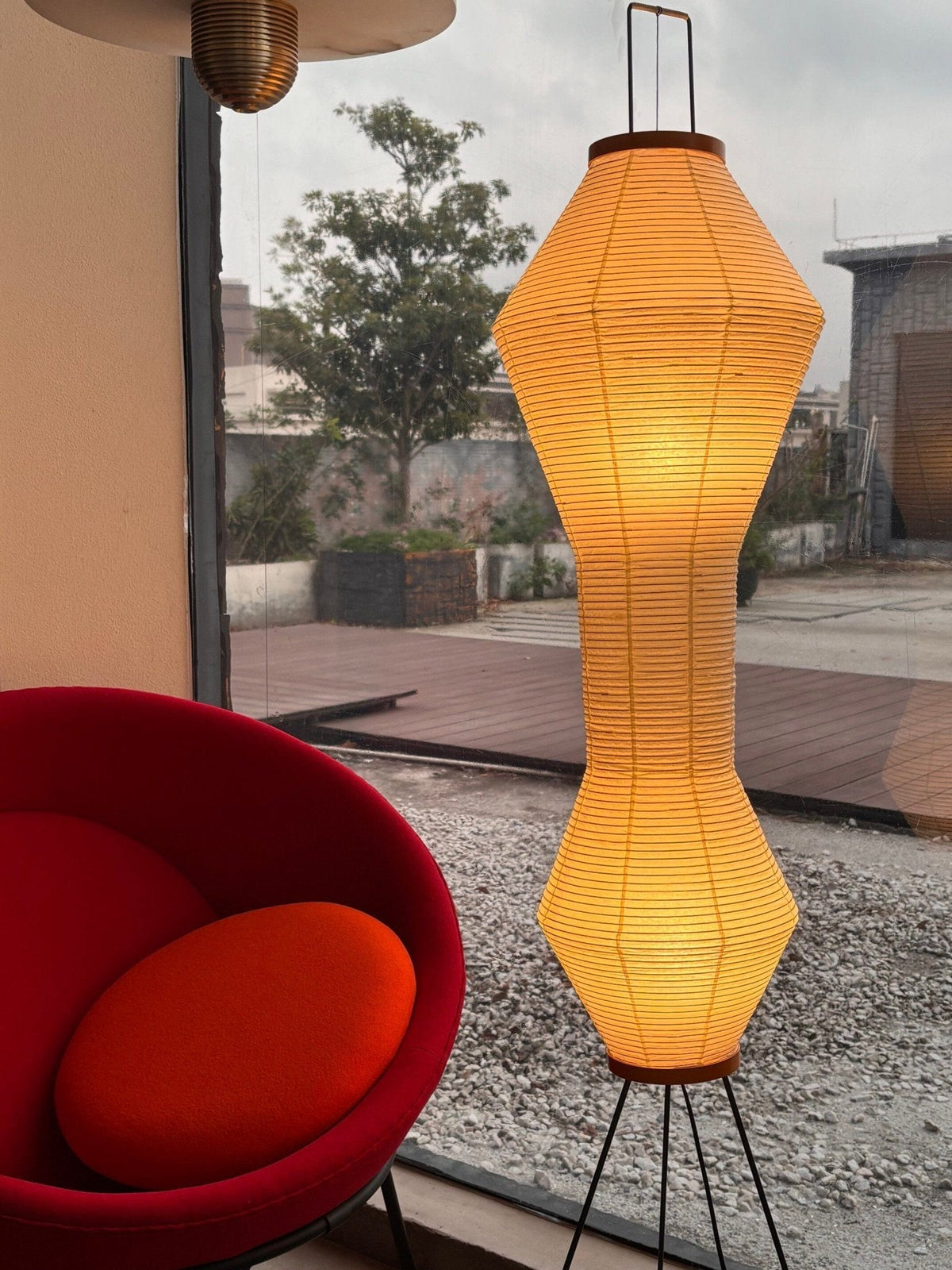 Hourglass vloerlamp