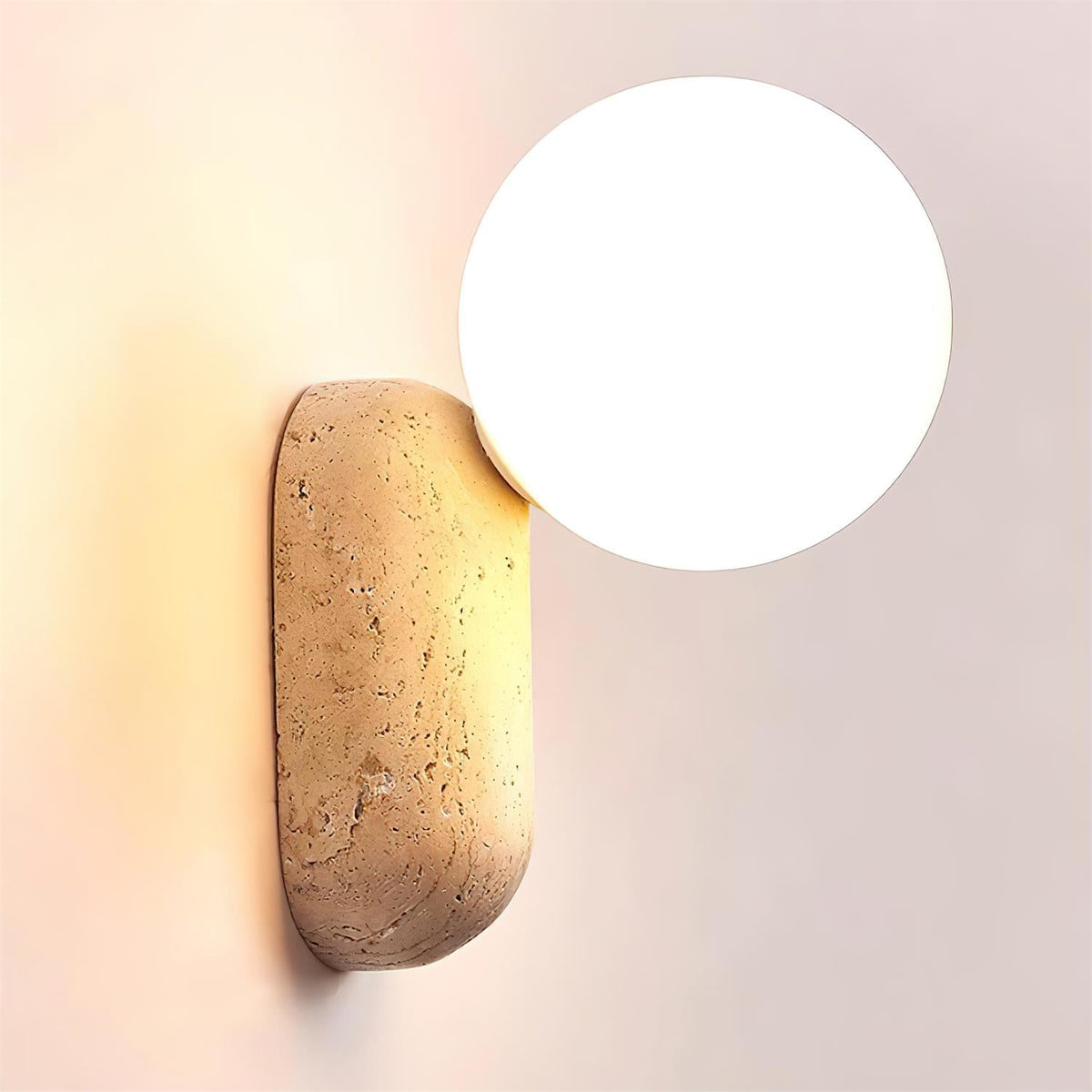 Tavelaria wandlamp travertin Organic Serenity