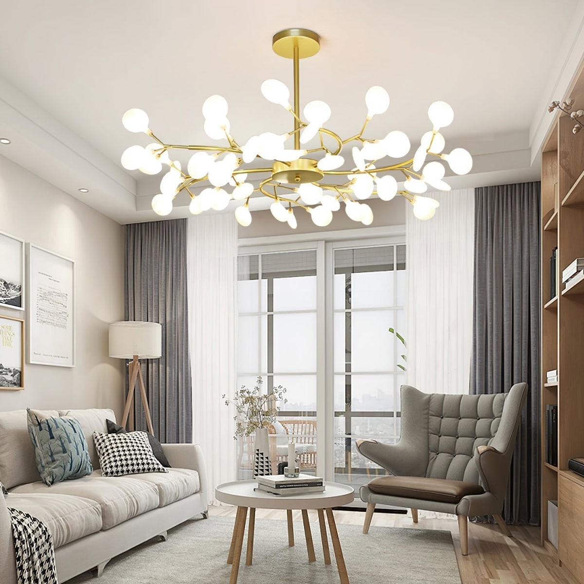 Riviselle LED Firefly Kroonluchter