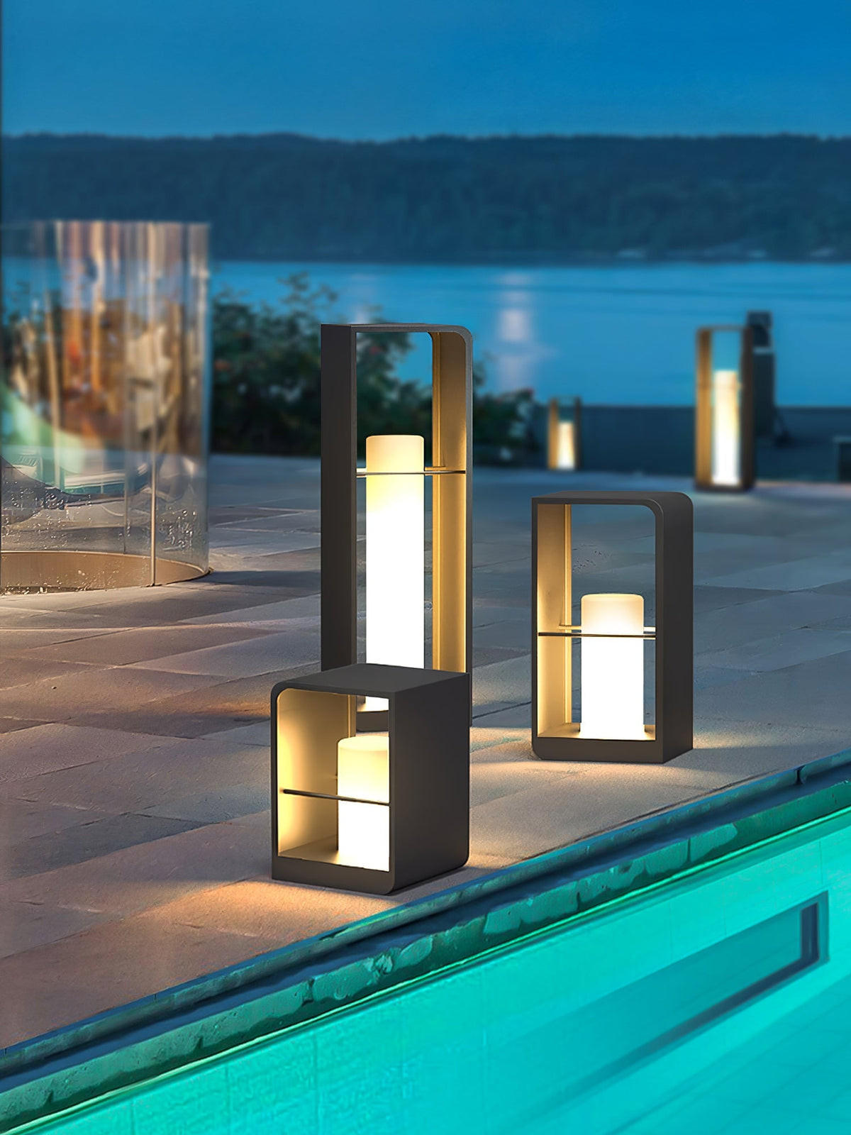 Cian moderne buitenwandlamp