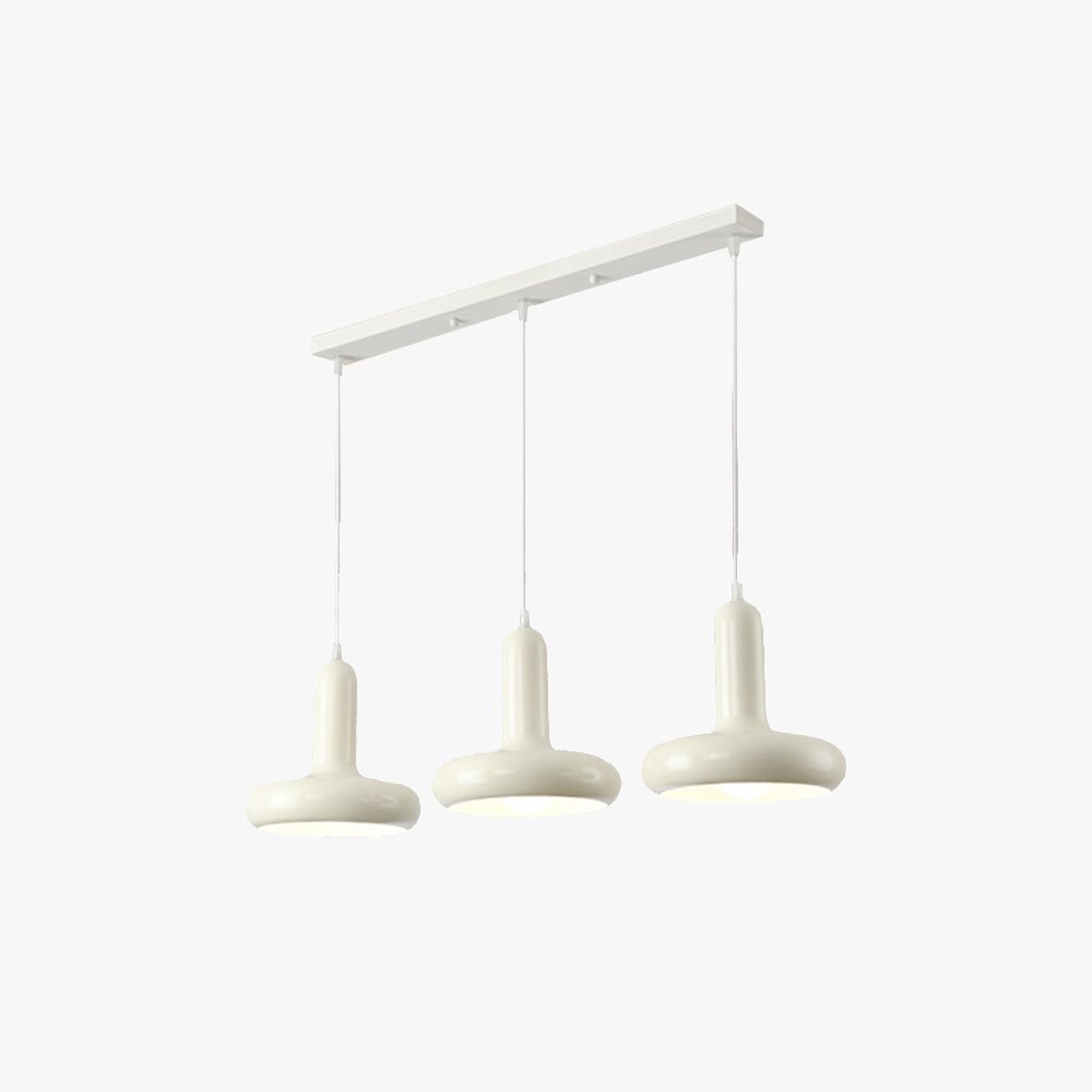 Cairns Modern Retro LED Hanglampen Wit Metaal Slaapkamer Eetkamer