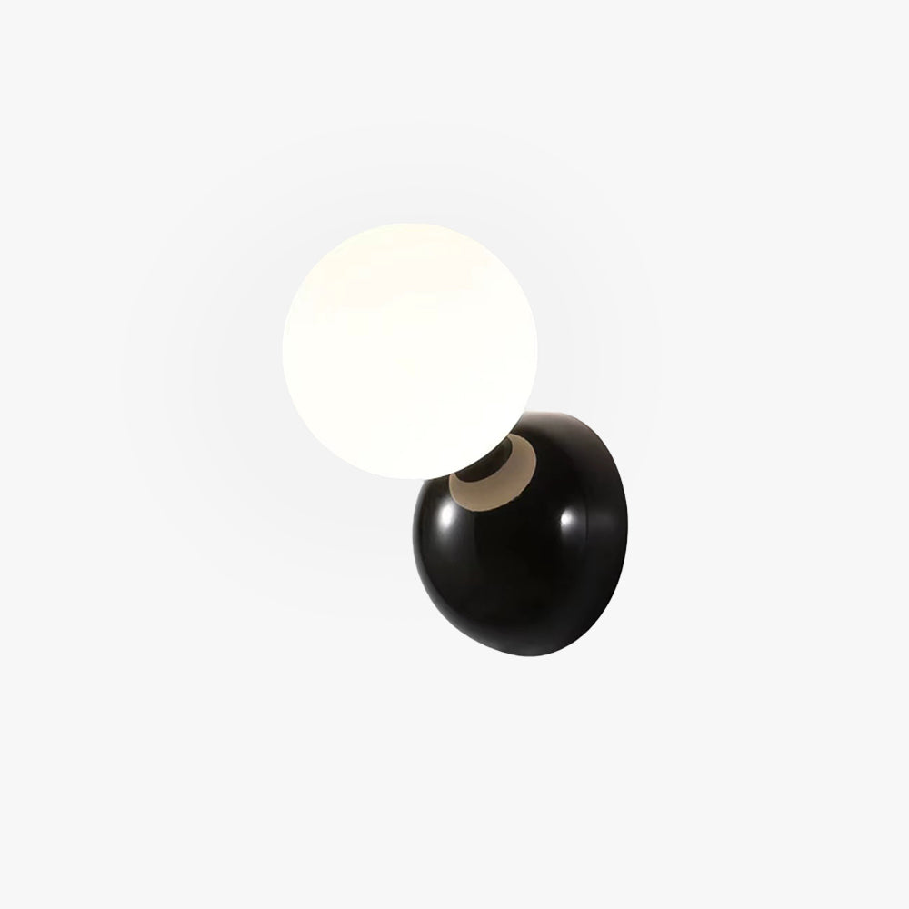 Valentina Modern Retro LED Wandlampen Black Wit Metaal Acryl Woonkamer