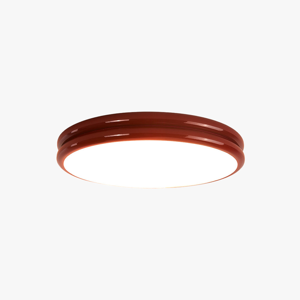 Valentina Moderne Ronde LED Plafondlamp Wit Zwart Slaapkame Woonkamer