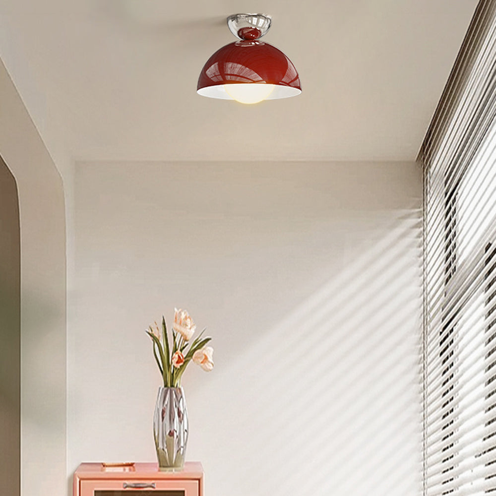 Valentina Modern Grote LED Plafondlamp Wit Metaal Slaapkamer Badrum