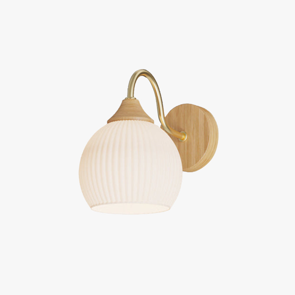 Ozawa Minimalist LED Wandlampen Wit Zwart Hars Glas Woonkamer