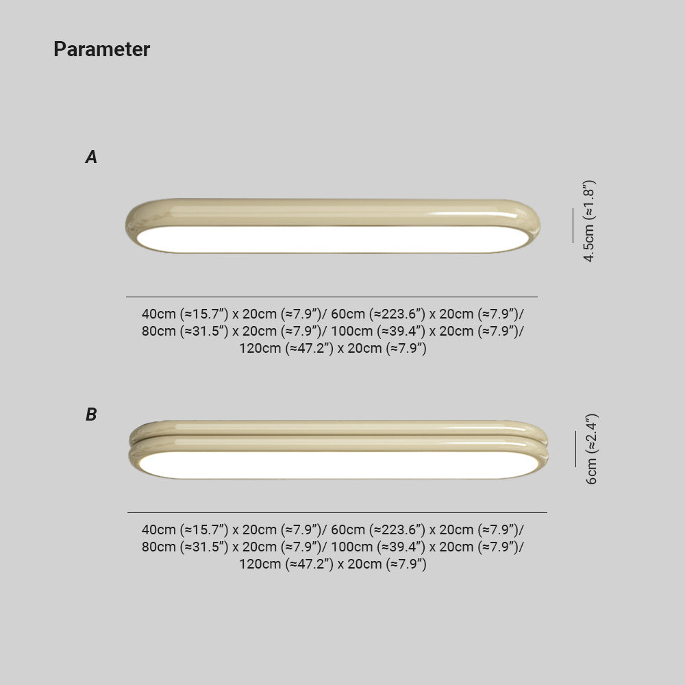 Ozawa Moderne LED Plafondlamp Metaal Acryl Zwart Geel Woonkamer