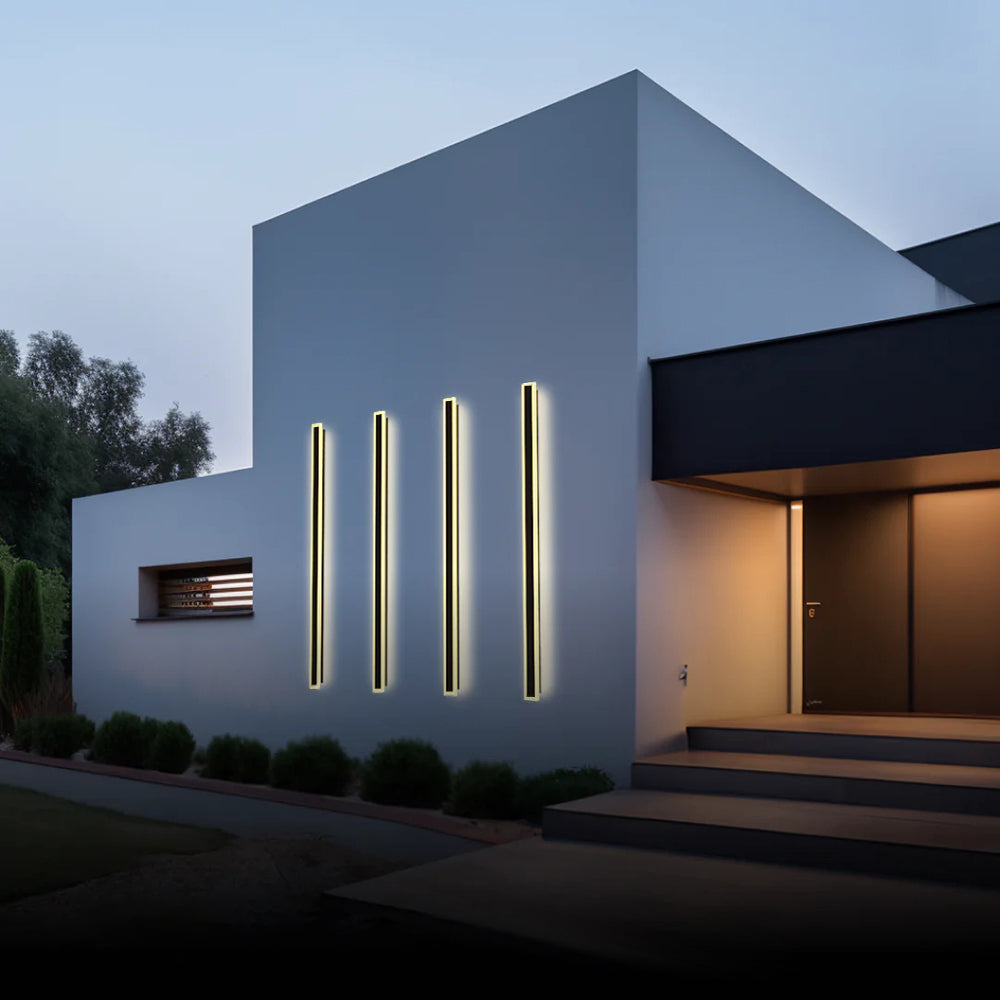 Edge Moderne Minimalistische LED Buitenlamp Metaal Acryl Tuin