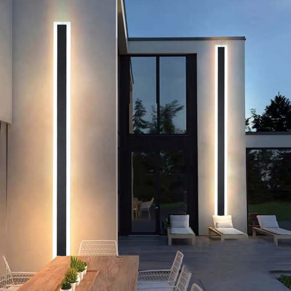Edge Moderne Minimalistische LED Buitenlamp Metaal Acryl Tuin