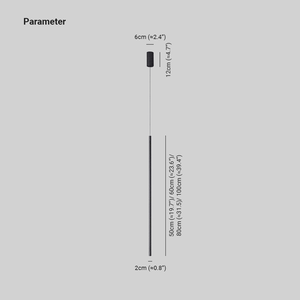 Edge Moderne Minimalistische Lineaire Hanglampen Zwart Metaal Woonkamer Slaapkamer