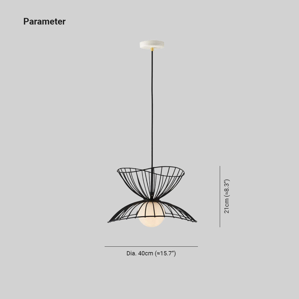 Renée Vertigo Design LED Esthetisch Hanglampen Zwart/Goud Metaal Slaapkamer