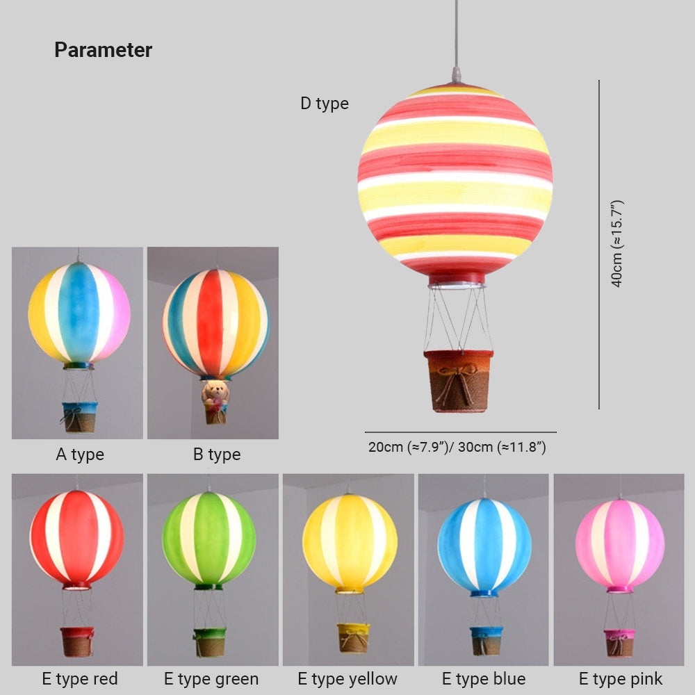 Nordic Moderne Design Hanglamp Creatief Kleurrijk Ballon Tegenlicht Metaal/Acryl Slaapkamer