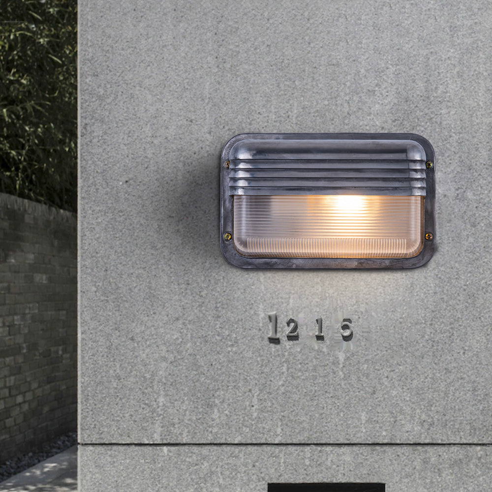 Orr Moderne Design LED Wandlamp Geometrisch  Metaal/Glas Zilver Buiten Binnenplaats/Omheining/Balkon