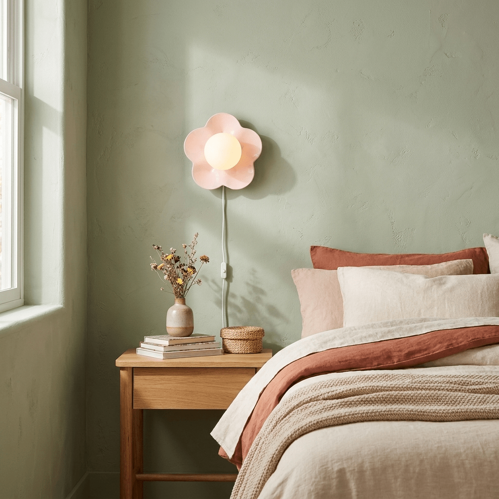 Miranine La fleur met stekker wandlamp