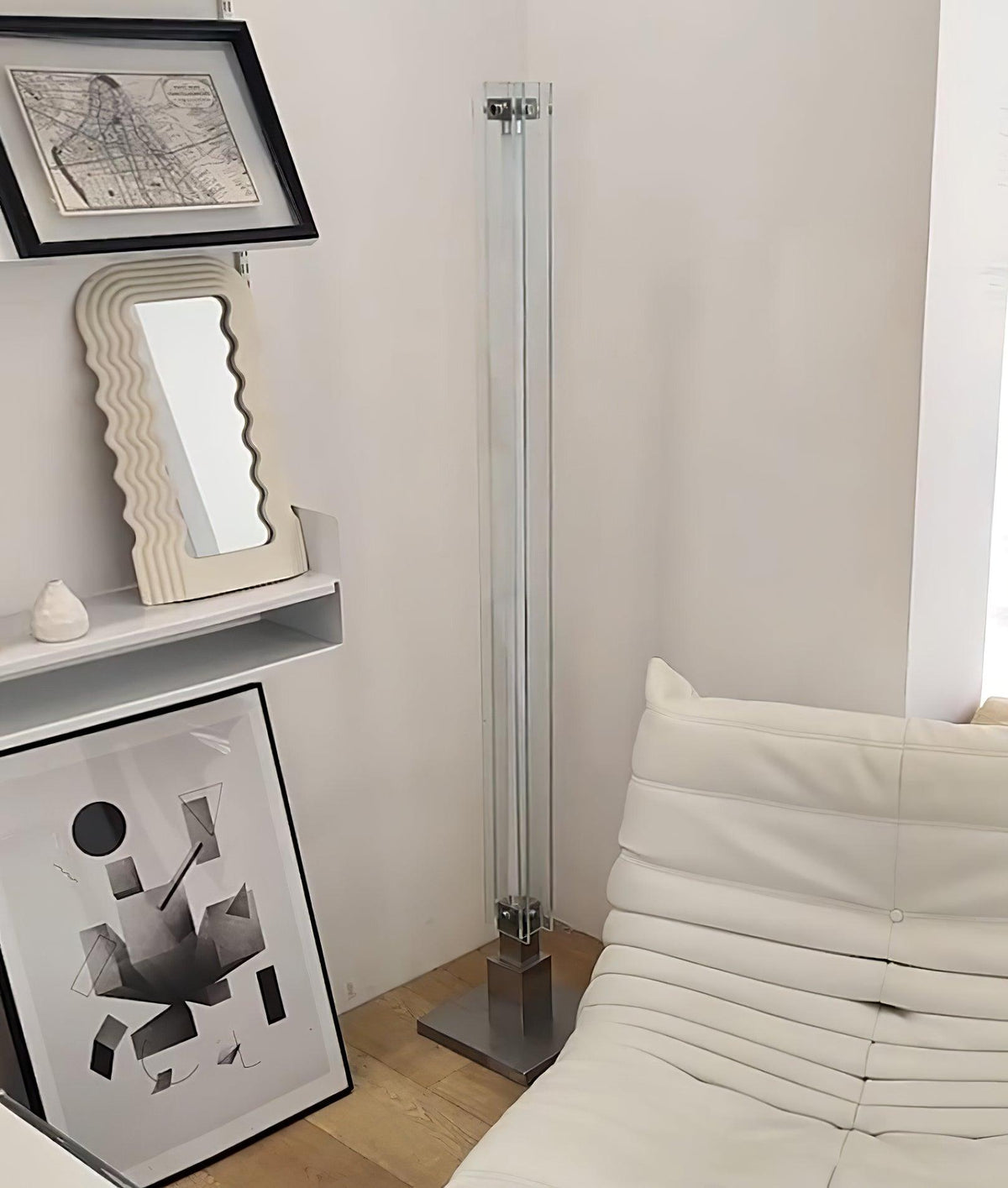 Avthaaril vloerlamp van acryl