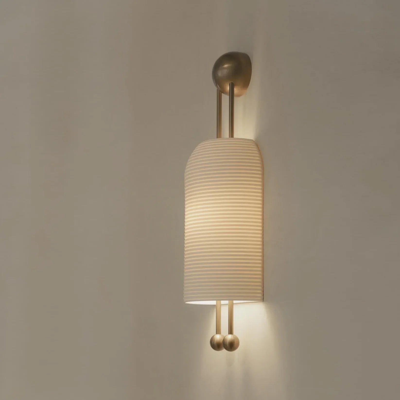 Alessio Metaal Glas Wit Wandlamp Eetkamer Slaapkamer