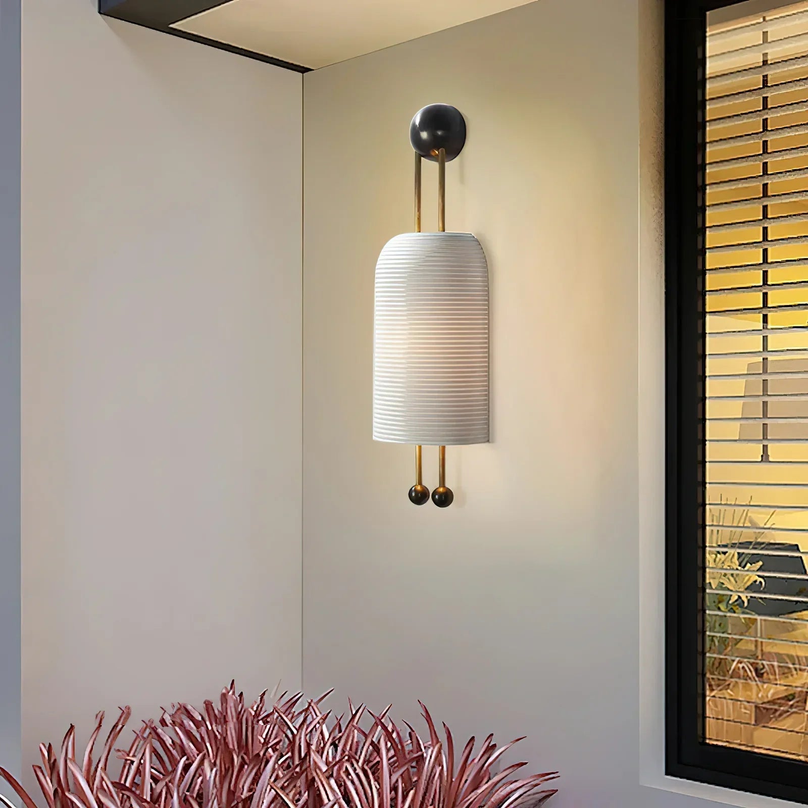 Alessio Metaal Glas Wit Wandlamp Eetkamer Slaapkamer