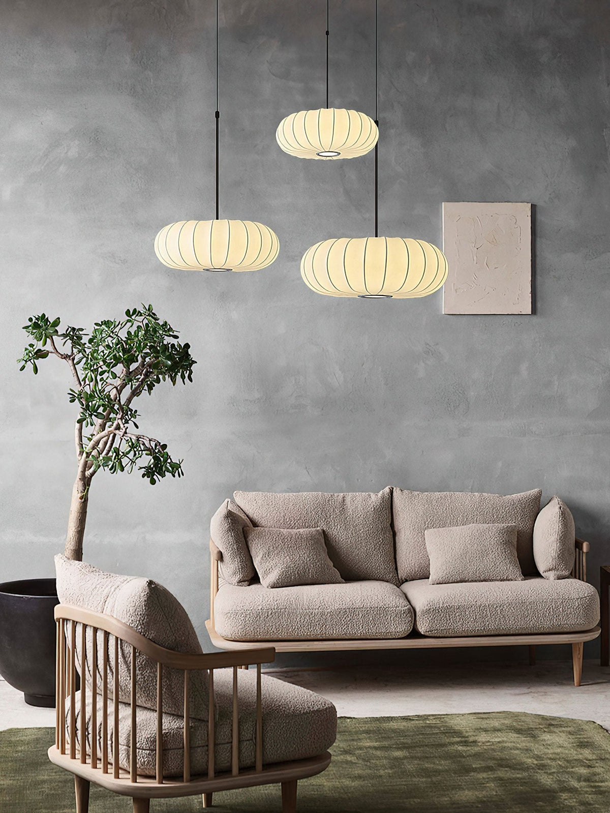 Caedwyn Lantern Silk hanglamp