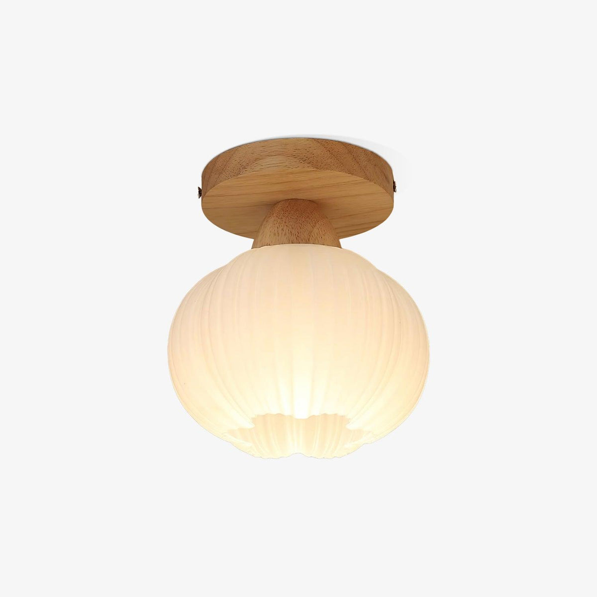 Dura Grote Bloemzak plafondlamp van Hout
