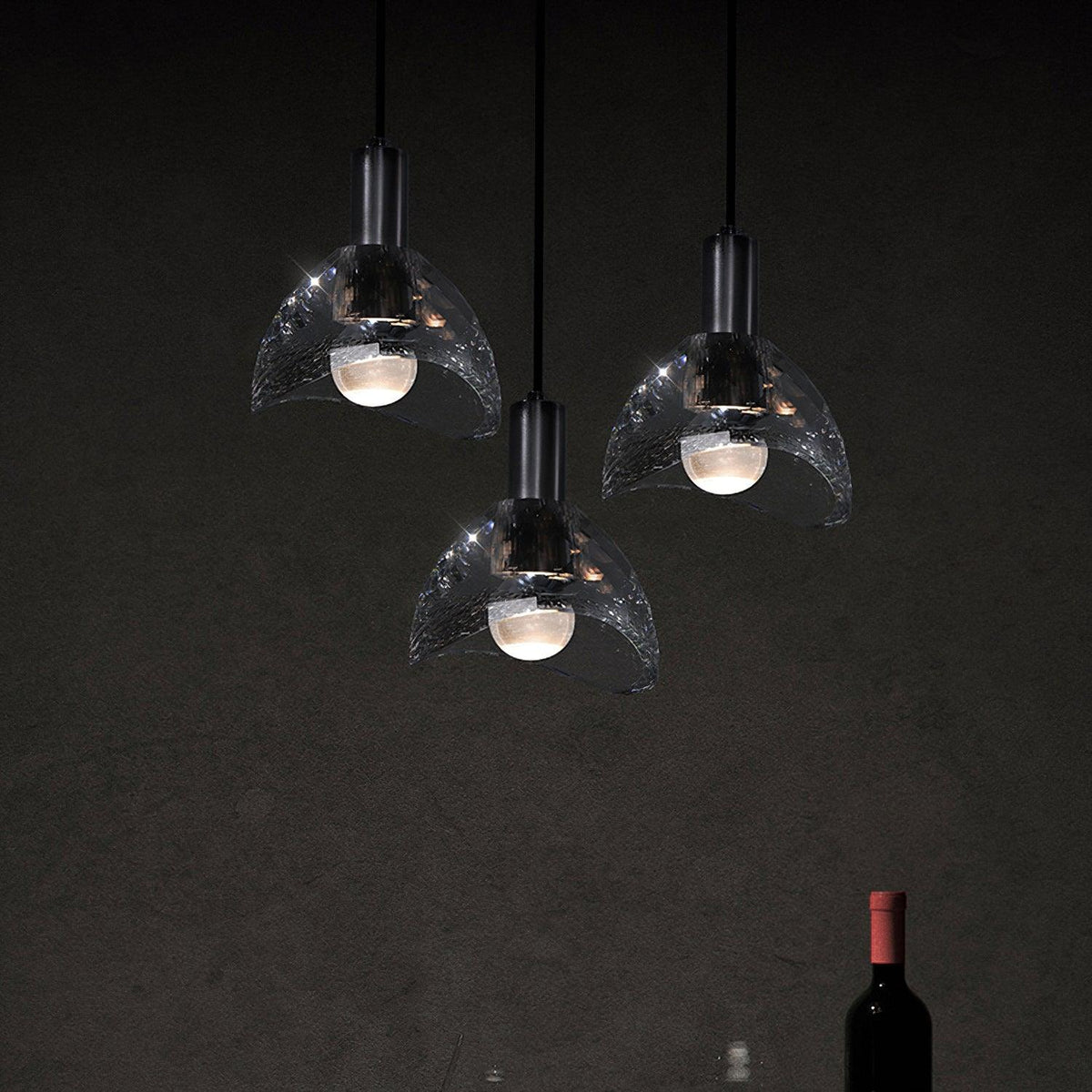 Syvinor Premium Noordse kunst glas hanglamp