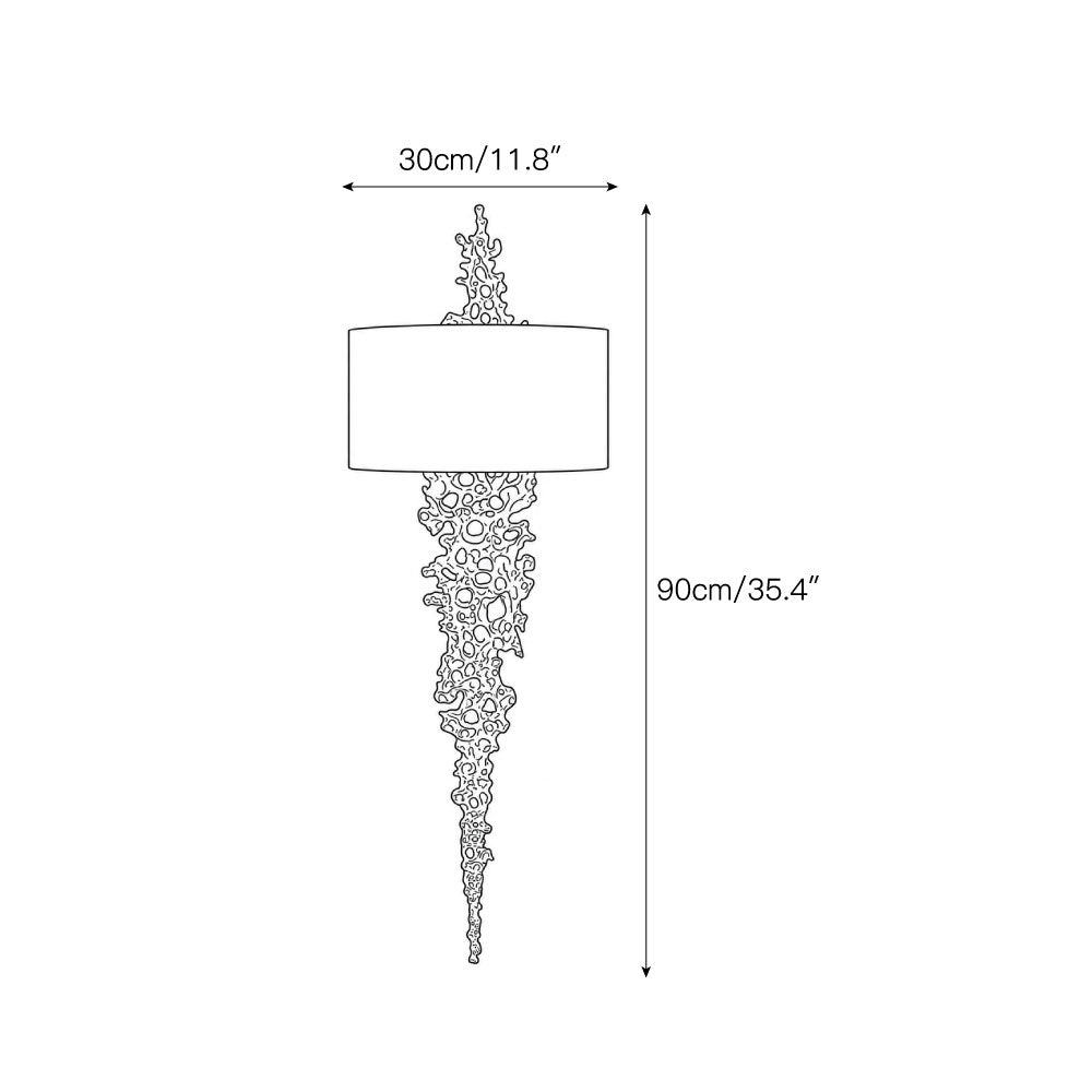 Nocthar wandlamp messing