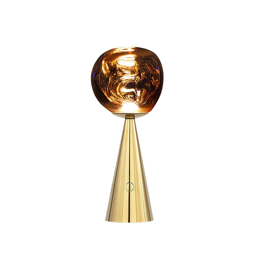 Dimza moderne tafellamp in goud