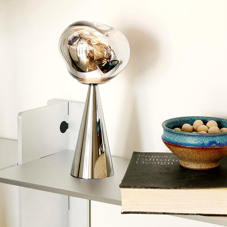 Dimza moderne tafellamp in goud