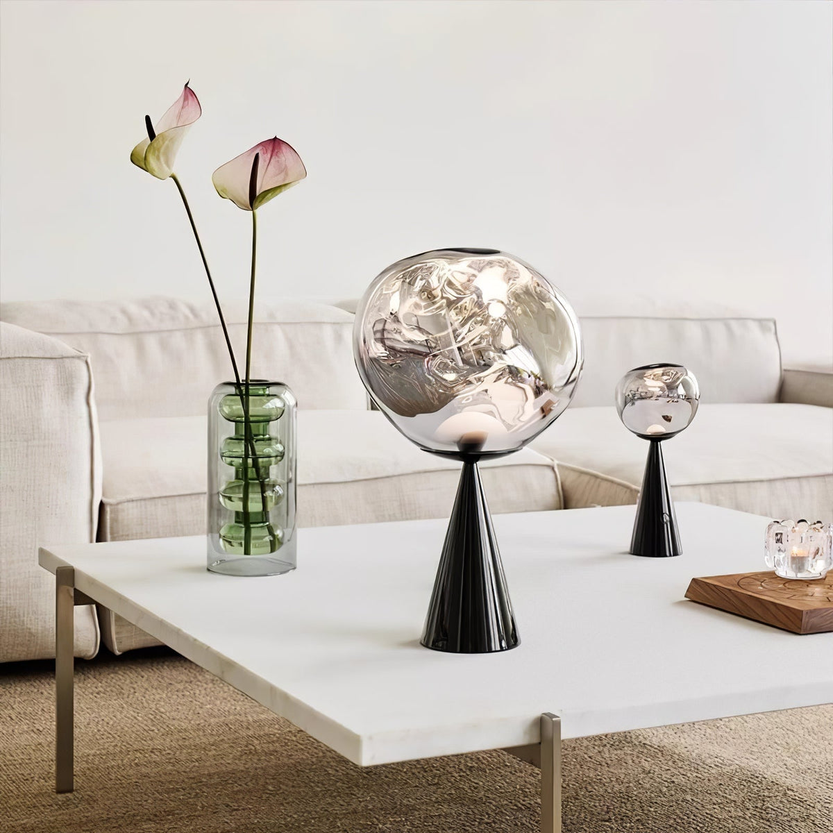 Dimza moderne tafellamp in goud