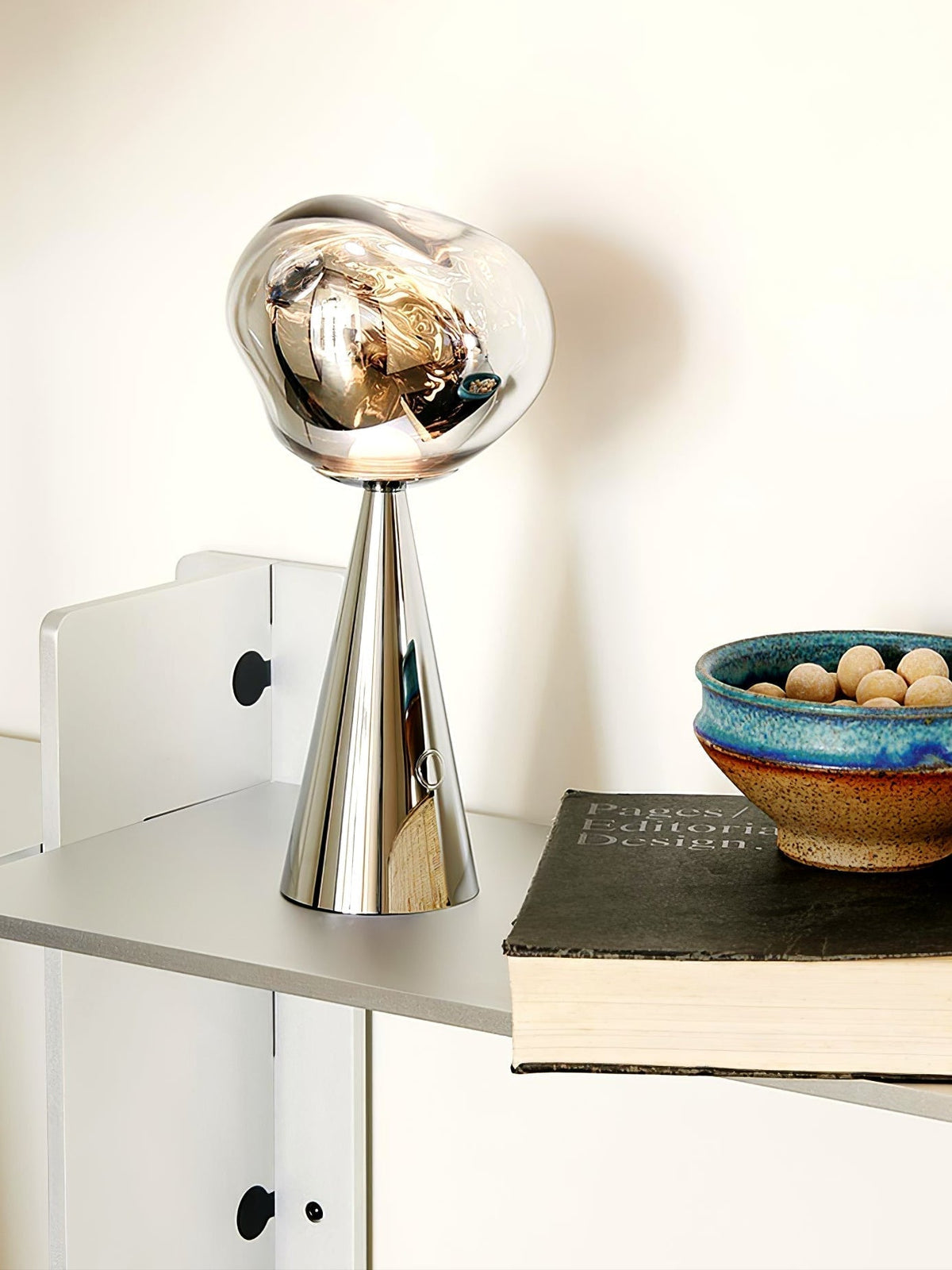 Dimza moderne tafellamp in goud