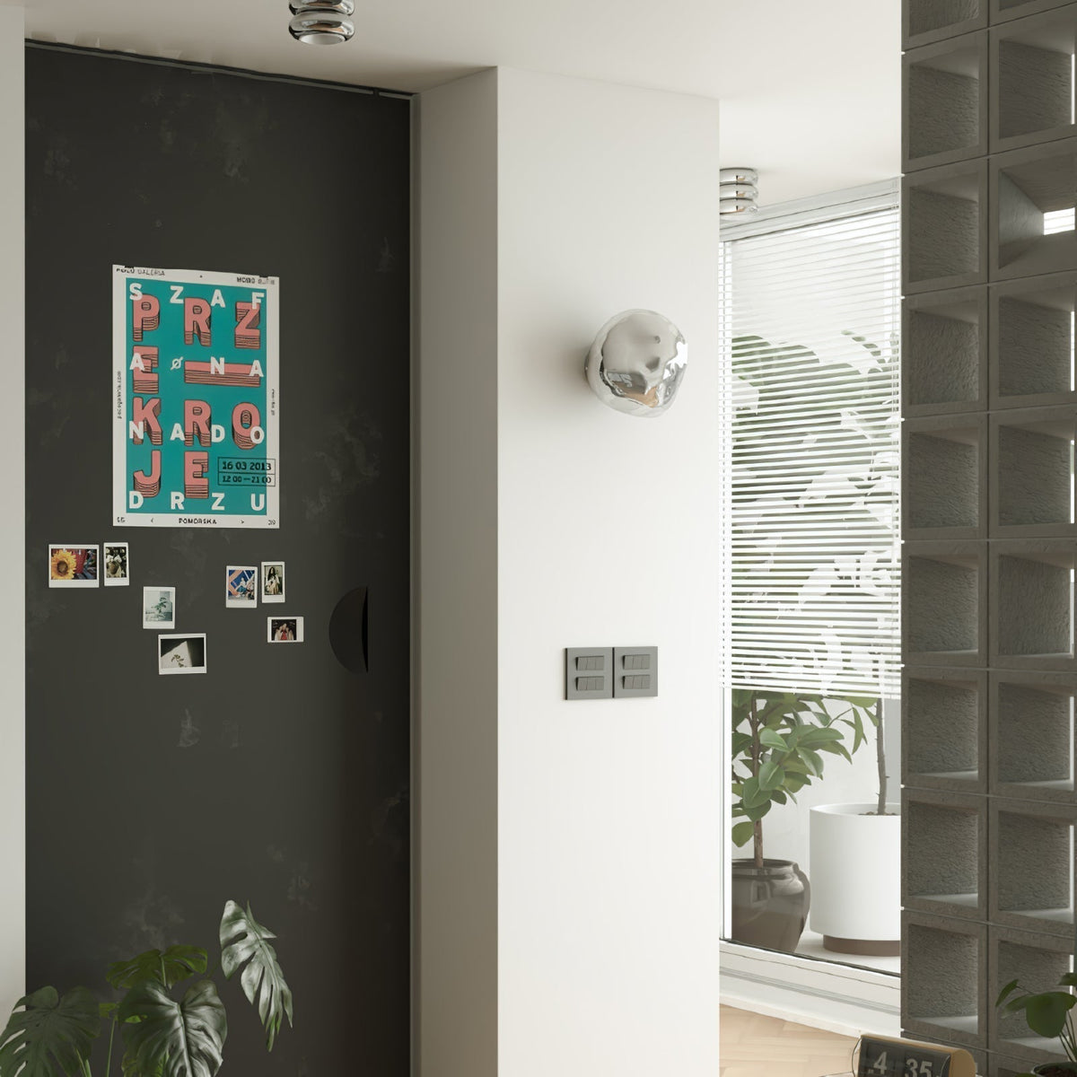 Bave Premium Noordse kunst wandlamp