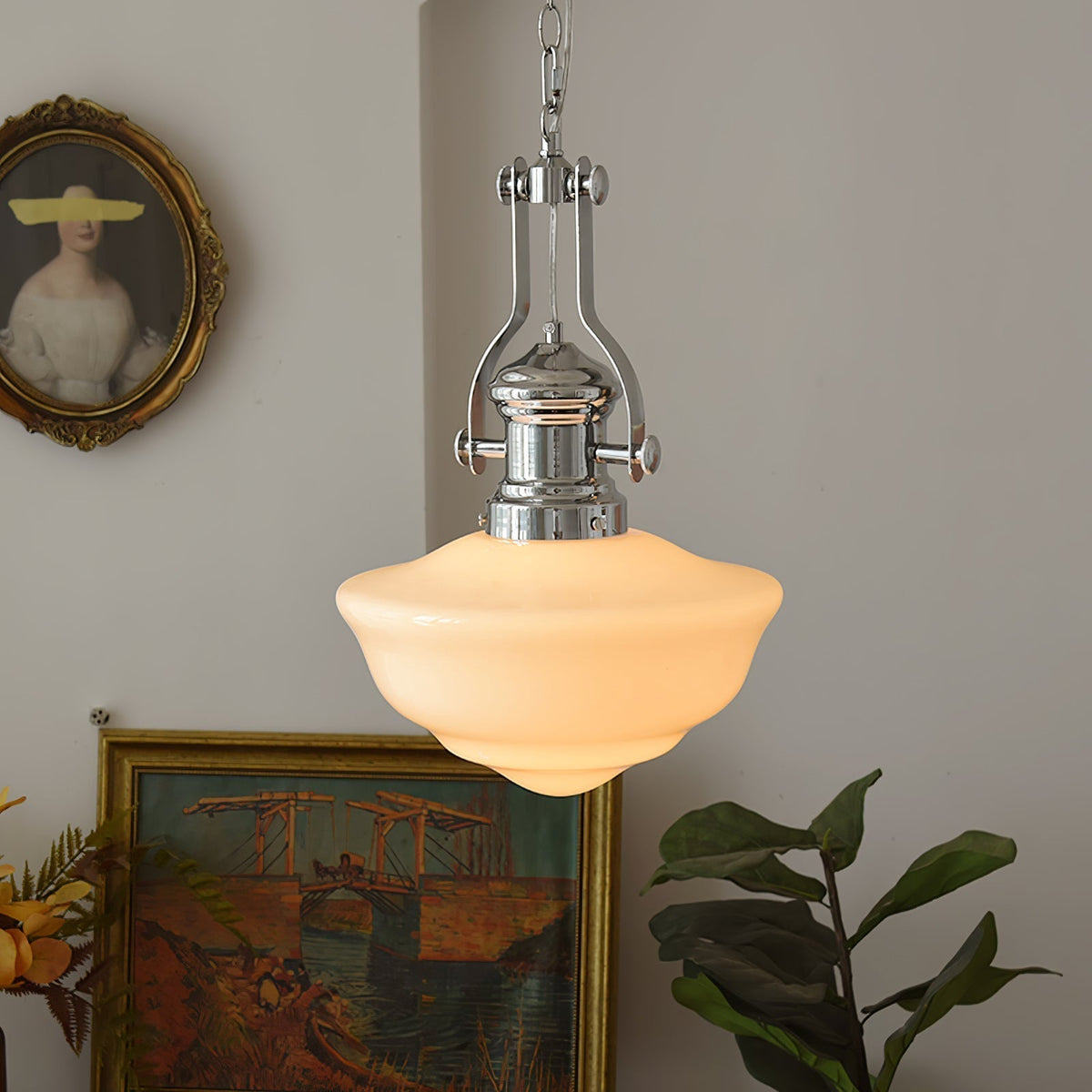 Zomiria Premium Noordse kunst glas hanglamp