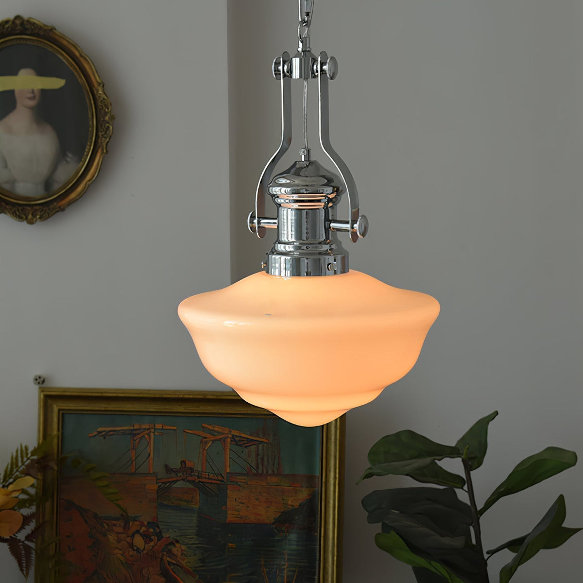 Zomiria Premium Noordse kunst glas hanglamp