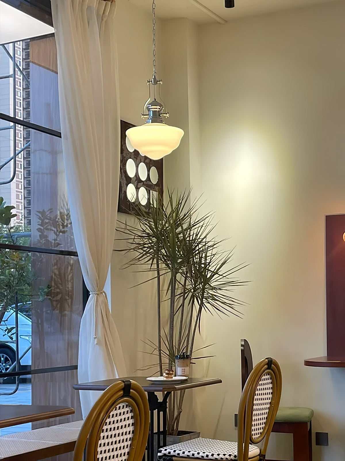 Zomiria Premium Noordse kunst glas hanglamp