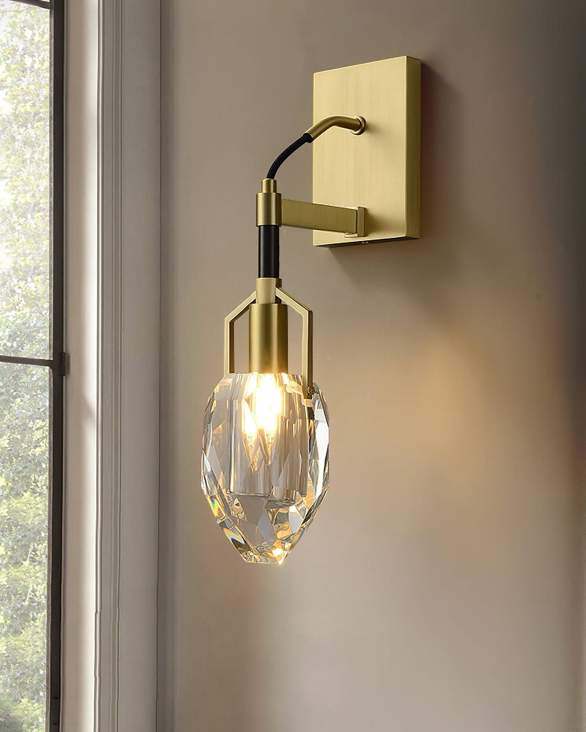 Isera Premium Noordse kunst kristallen wandlamp