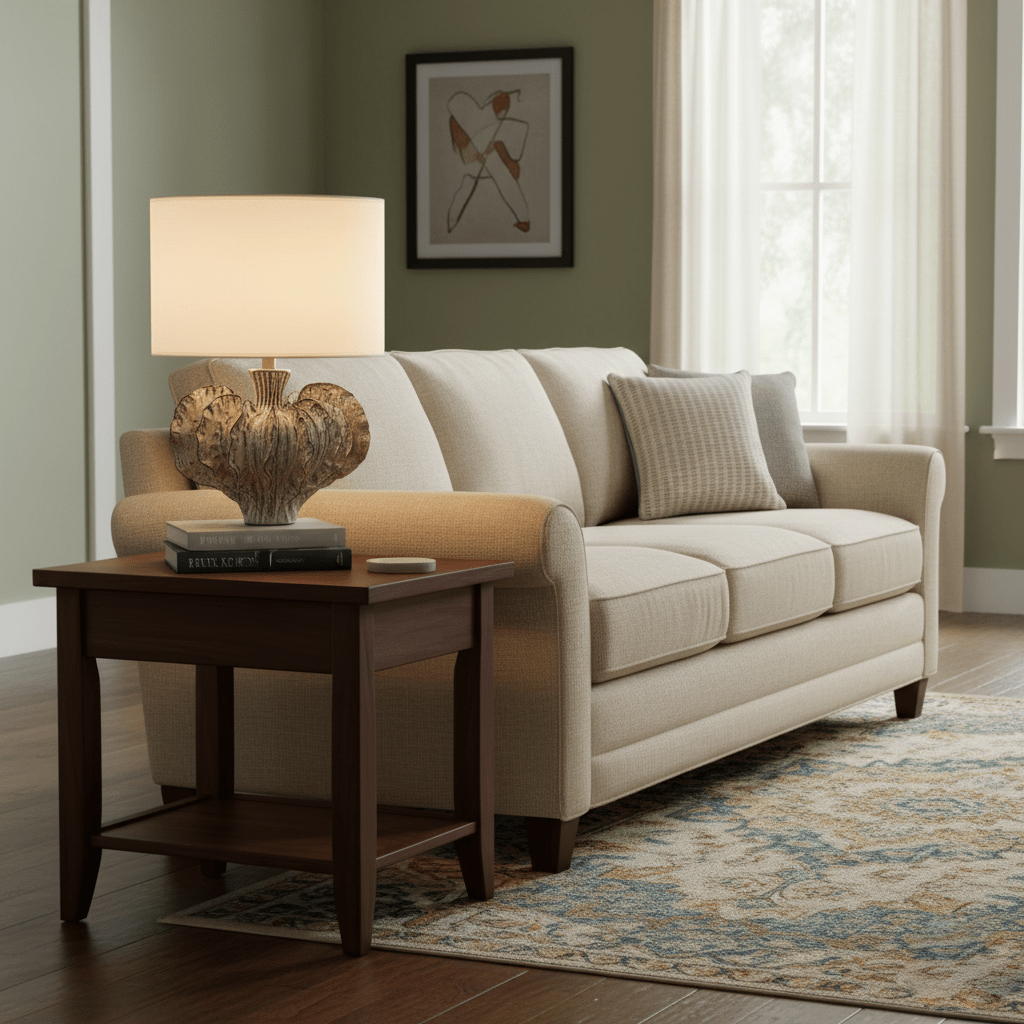 Leaf-vormige tafellamp van keramiek