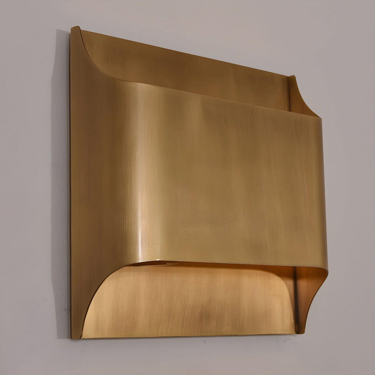 Hardy wandlamp van messing
