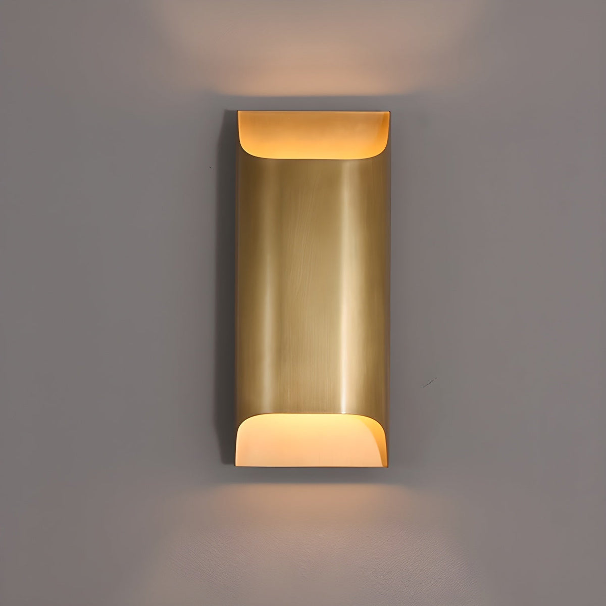 Hardy wandlamp van messing