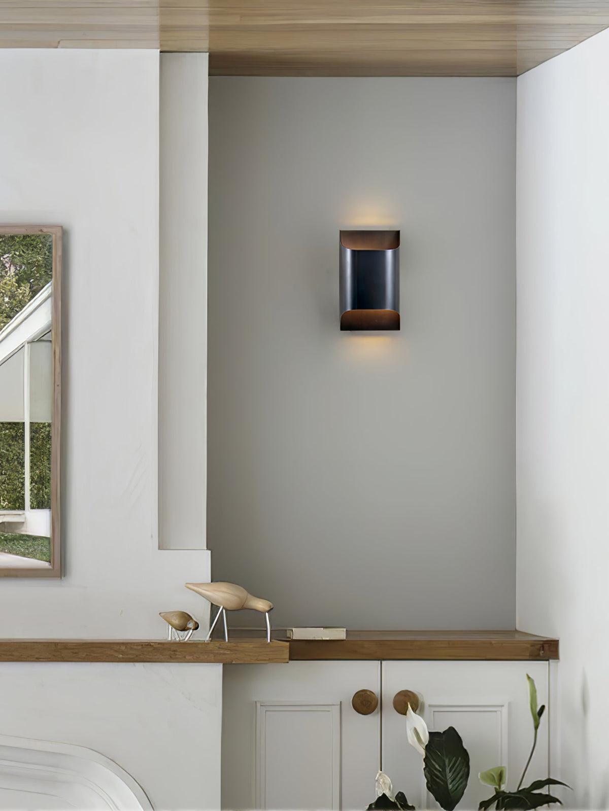Hardy wandlamp van messing